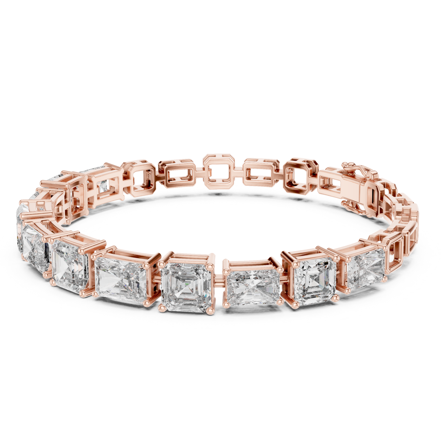 Rose gold tennis bracelet with emerald and radiant diamond
Elegant diamond bracelet in polished rose gold
Emerald and radiant cut diamond bracelet in rose gold
Rose gold bracelet with fancy cut diamond setting
Luxury diamond bracelet with secure clasp closure
Fine rose gold bracelet with geometric diamond
Statement tennis bracelet with emerald and radiant stones
Delicate rose gold bracelet with mixed cut diamonds
Premium diamond bracelet with modern stone layout
Classic rose gold bracelet with fancy diamond