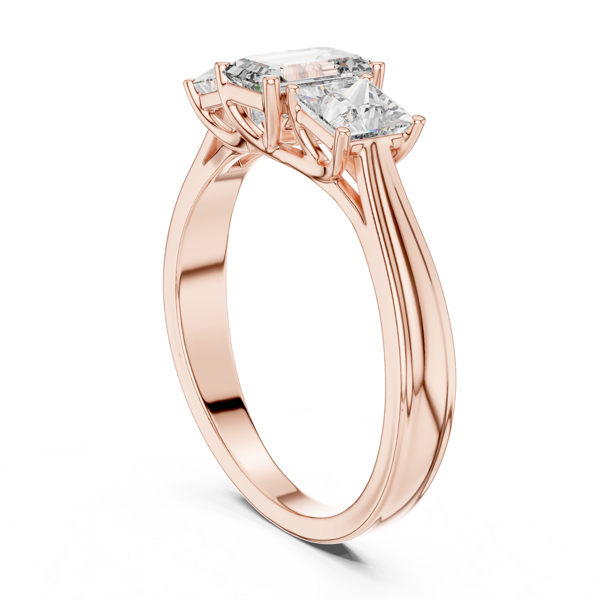 Rose gold emerald cut three stone side angle
Emerald cut three diamond ring side angle
Rose gold emerald diamond ring angled side
Three stone emerald ring side angle view
Emerald cut ring with princess side stones
Rose gold three stone diamond side angle
Emerald center ring with side profile angle
Three stone diamond ring angled side view
Rose gold emerald ring side perspective
Classic emerald cut diamond side angle