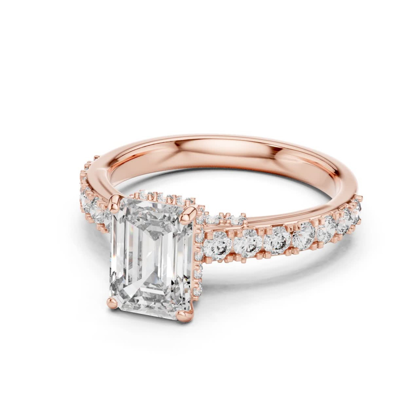Angled rose gold emerald diamond solitaire ring
Rose gold emerald diamond ring angled view
Emerald cut diamond ring in rose gold angle
Rose gold emerald solitaire diamond ring
Emerald diamond ring with rose gold band
Rose gold ring with emerald center diamond
Angled emerald diamond ring with rose band
Rose gold emerald diamond ring perspective
Emerald solitaire ring in rose gold angle
Rose gold emerald ring with diamond band