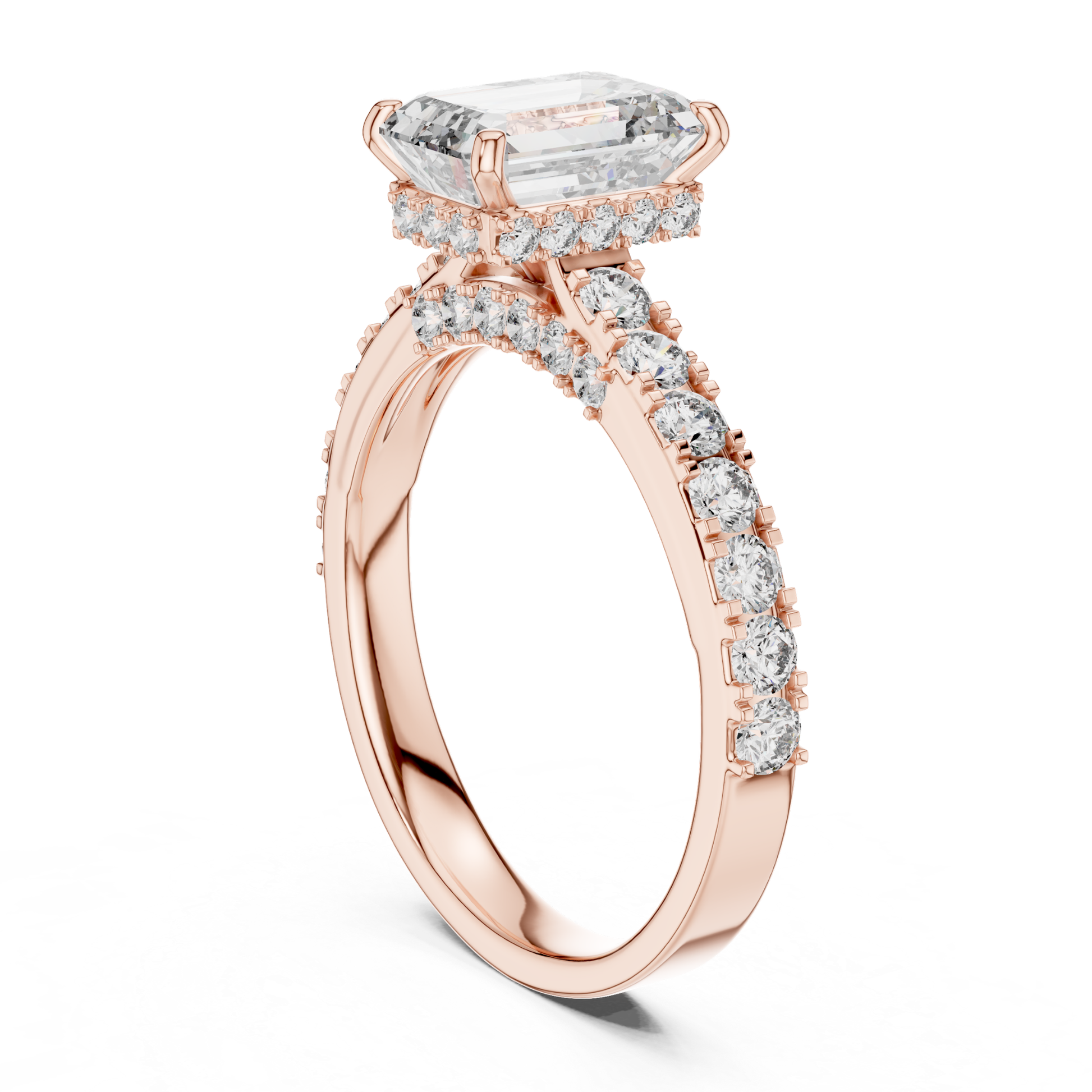 Profile view rose gold emerald diamond solitaire ring
Rose gold emerald diamond ring profile view
Emerald cut diamond ring in rose gold profile
Rose gold emerald solitaire ring profile view
Profile angle emerald diamond ring in rose gold
Rose gold emerald ring with raised setting
Emerald solitaire ring side profile in rose
Rose gold emerald diamond ring profile angle
Profile view emerald ring with diamond band
Rose gold emerald ring side profile