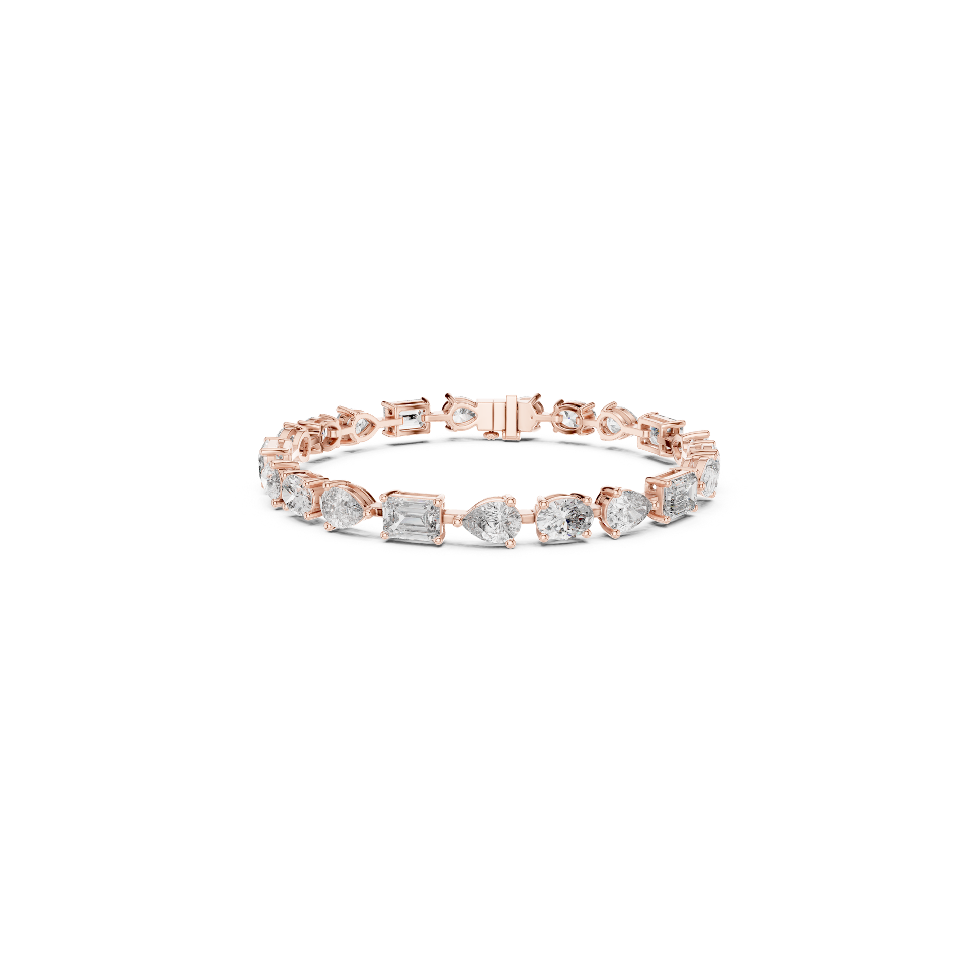 Rose gold emerald oval pear diamond tennis bracelet
Mixed shape diamond bracelet with emerald oval pear cuts
Rose gold bracelet featuring pear and oval diamonds
Emerald cut oval cut pear diamond bracelet
Rose gold multi shape diamond line bracelet
Designer diamond bracelet with mixed shapes
Rose gold bracelet with emerald oval pear stones
Multi cut diamond tennis bracelet in rose gold
Pear oval emerald diamond bracelet design
Rose gold mixed shape diamond bracelet