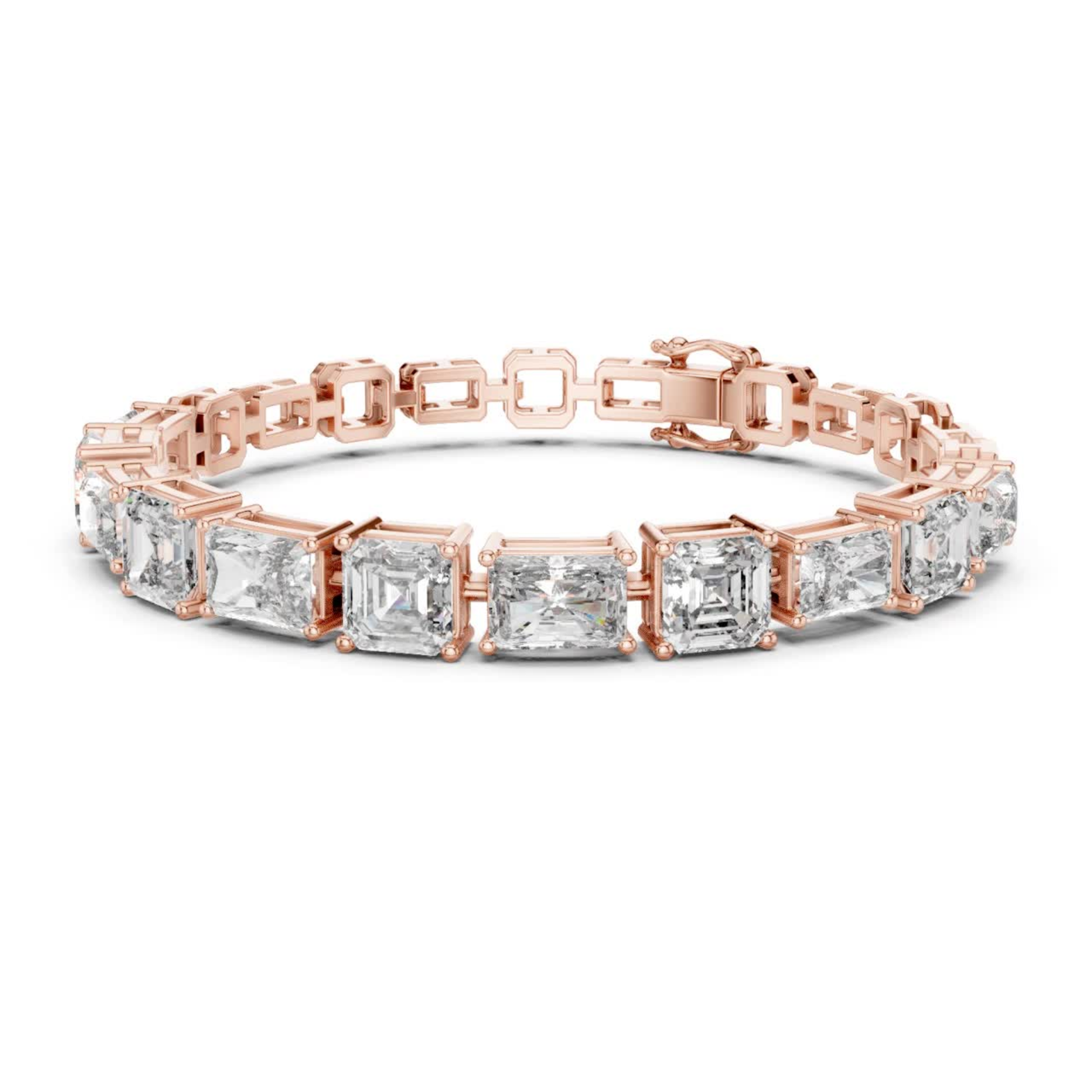 Rose gold bracelet with emerald and radiant cut diamonds
Fancy diamond tennis bracelet in polished rose gold
Elegant rose gold bracelet with geometric diamond shapes
Luxury mixed cut diamond bracelet with box clasp
Rose gold tennis bracelet with statement diamonds
Fine bracelet with emerald and radiant stone layout
Modern diamond bracelet in sleek rose gold finish
Delicate rose gold bracelet with fancy cut stones
Premium tennis bracelet with alternating diamond cuts
Stylish rose gold bracelet with bold diam