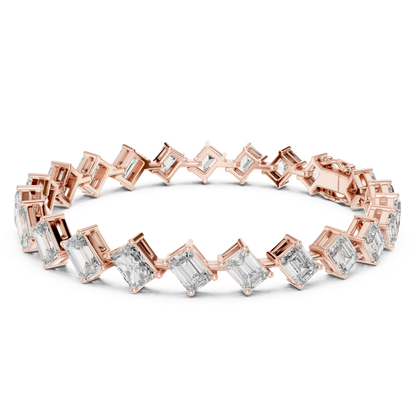 Rose gold floating emerald cut diamond tennis bracelet
Emerald cut diamond bracelet with open link design
Luxury rose gold geometric diamond tennis bracelet
Modern floating diamond bracelet for women
Fine jewelry emerald cut diamond bracelet in rose gold
Premium rose gold bracelet with step cut diamonds
Designer floating emerald diamond tennis bracelet
Elegant rose gold bracelet with emerald cut diamonds
Contemporary diamond line bracelet in rose gold
Solid rose gold floating emerald diamond bracelet