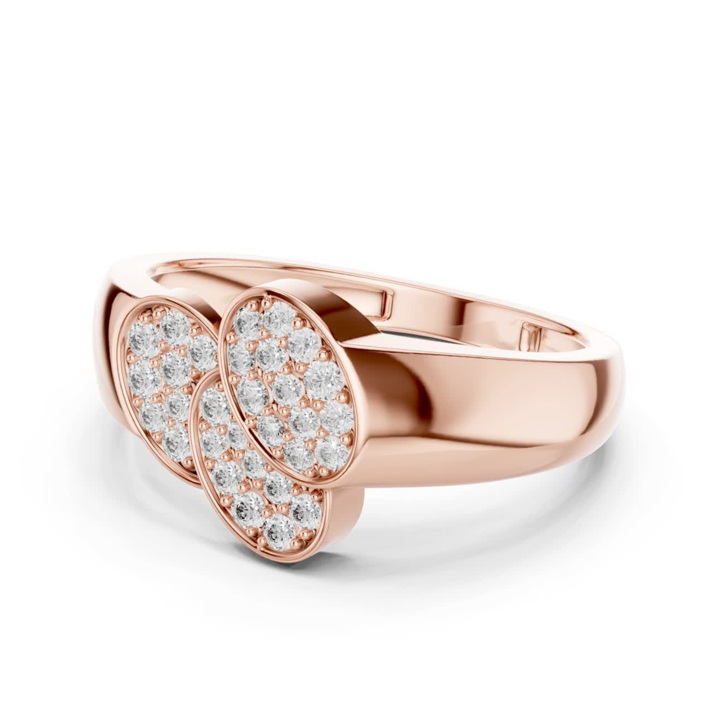 Side angle rose gold floral cluster diamond ring
Rose gold flower diamond ring perspective view
Angled floral cluster diamond ring design detail
Rose gold diamond flower ring side profile
Contemporary floral diamond ring angled view
Rose gold cluster flower ring setting detail
Side perspective rose gold diamond floral ring
Round diamond flower cluster ring profile style
Rose gold statement floral ring angled design
Angled view rose gold flower diamond ring