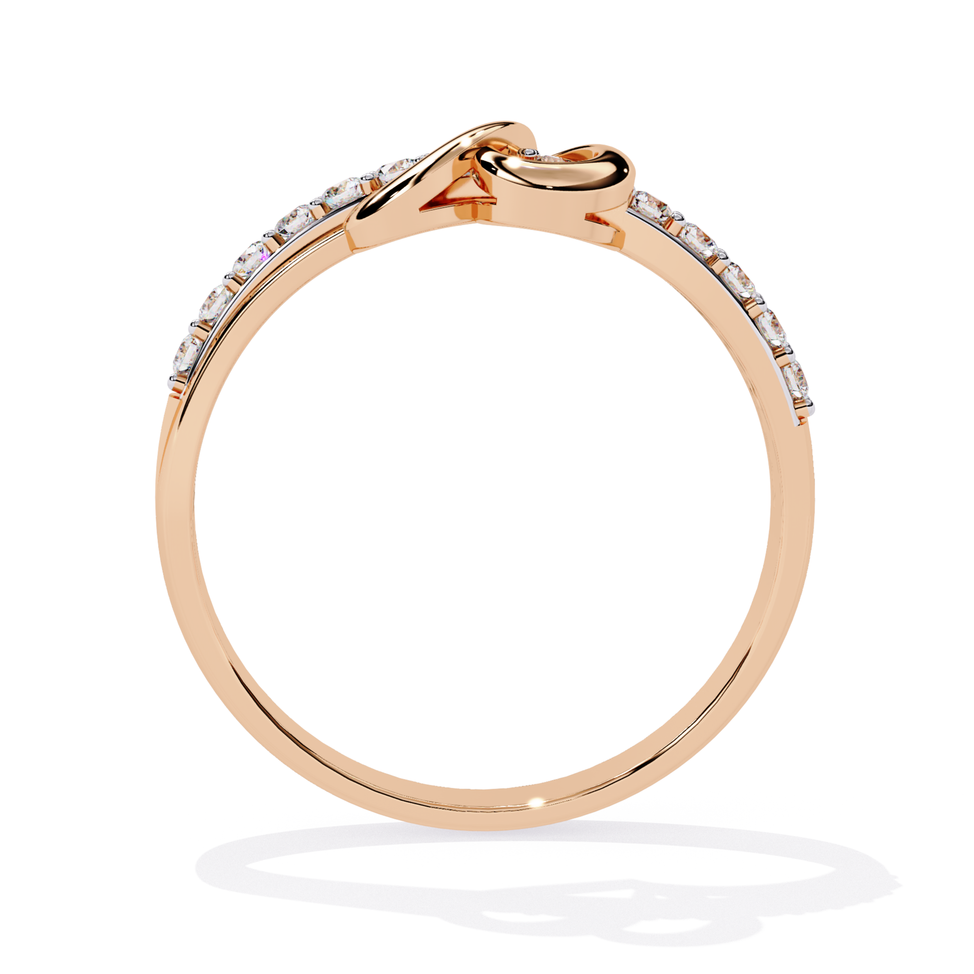 Rose gold heart ring back view
Heart design rose gold ring rear
Rose gold ring back side detail
Rear angle heart style ring
Back view rose gold diamond band
Rose gold heart ring rear profile
Back side rose gold ring design
Heart pattern ring back angle
Rose gold ring rear diamond line
Back view heart motif ring