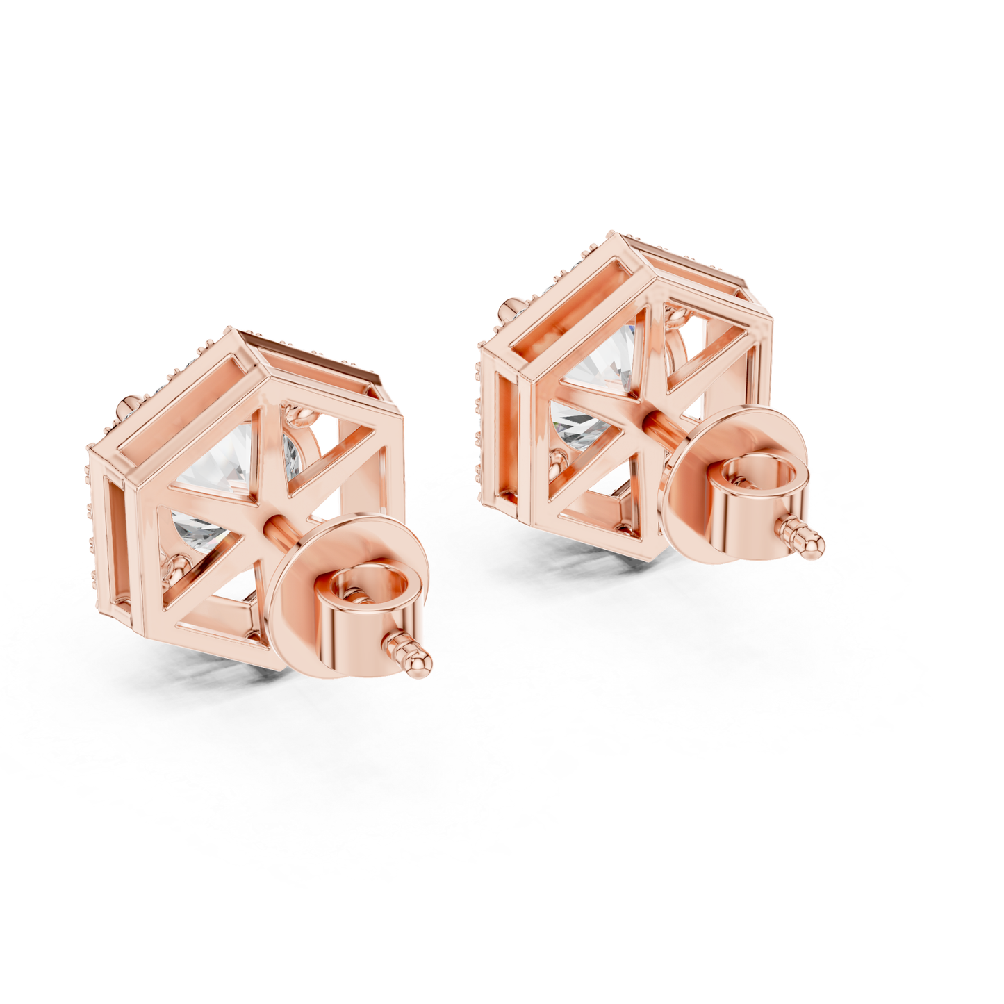 Rose gold hexagon halo diamond studs back view
Round diamond hexagon stud earrings rear view
Hexagon halo diamond earrings back profile
Rose gold diamond stud earrings back view
Round diamond halo studs rear profile view
Hexagon diamond stud earrings back angle
Rose gold geometric diamond studs rear view
Halo diamond stud earrings back profile
Hexagon framed diamond studs rear angle
Round diamond hexagon earrings back view