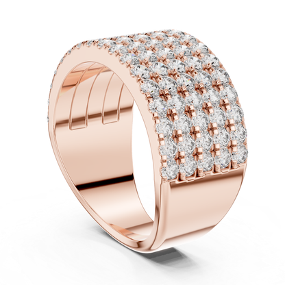 Rose gold multi row Pave diamond dome statement ring
Wide rose gold layered diamond fashion band
Rose gold curved Pave diamond cocktail ring
Multi row round diamond rose gold dome ring
Rose gold luxury diamond statement band ring
Rose gold broad dome ring with round diamonds
Angled rose gold multi layer diamond ring
Rose gold bold Pave diamond dome design
Round brilliant diamond rose gold wide ring
Rose gold elevated Pave diamond statement ring