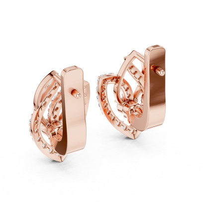 Back view of rose gold open halo diamond earrings
Rose gold round diamond earrings rear view
Rear profile open halo diamond earrings in rose gold
Back side rose gold openwork diamond earrings
Open halo diamond earrings back angle in rose gold
Rose gold diamond earrings with open gallery rear view
Luxury rose gold open halo earrings back profile
Round diamond open earrings backside detail in rose gold
Designer rose gold diamond earrings rear angle
Rose gold open halo diamond earrings backside view