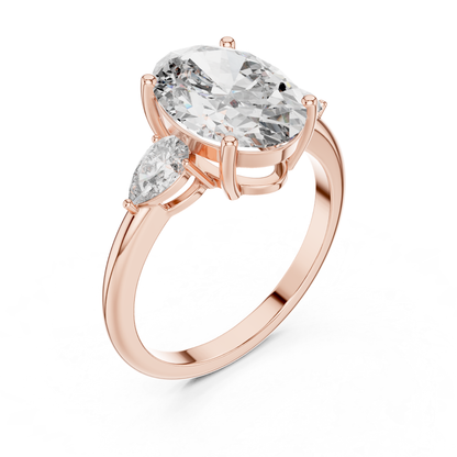 Rose gold oval diamond ring angled view
Angled view of rose gold oval diamond ring
Rose gold oval cut diamond engagement ring
Oval diamond ring with marquise side stones
Rose gold oval center diamond ring
Rose gold oval solitaire ring with side diamonds
Oval cut diamond ring in rose gold
Rose gold oval diamond ring with marquise accents
Rose gold three stone oval diamond ring
Rose gold oval engagement ring angle