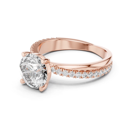 Oval diamond ring in rose gold with split shank pave band
Rose gold oval solitaire ring with pave diamonds
Oval cut diamond ring in rose gold
Rose gold diamond ring with split band
Classic oval diamond engagement ring in rose gold
Rose gold ring with oval center diamond
Four prong oval diamond ring with pave band
Elegant rose gold split shank diamond ring
Minimal oval diamond ring in rose gold
Rose gold pave diamond engagement ring