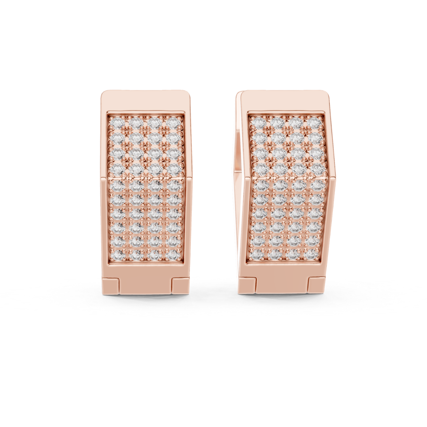 Front view rose gold Pave diamond hoop earrings
Rose gold round diamond hoop earrings front view
Rectangular Pave diamond earrings in rose gold
Luxury rose gold diamond hoop earrings front profile
Round diamond Pave hoop earrings in rose gold
Rose gold diamond earrings with rectangular design
Elegant Pave diamond hoop earrings front angle
Fine rose gold round diamond earrings front view
Modern rose gold hoop earrings with round diamonds
Rose gold Pave diamond earrings straight view