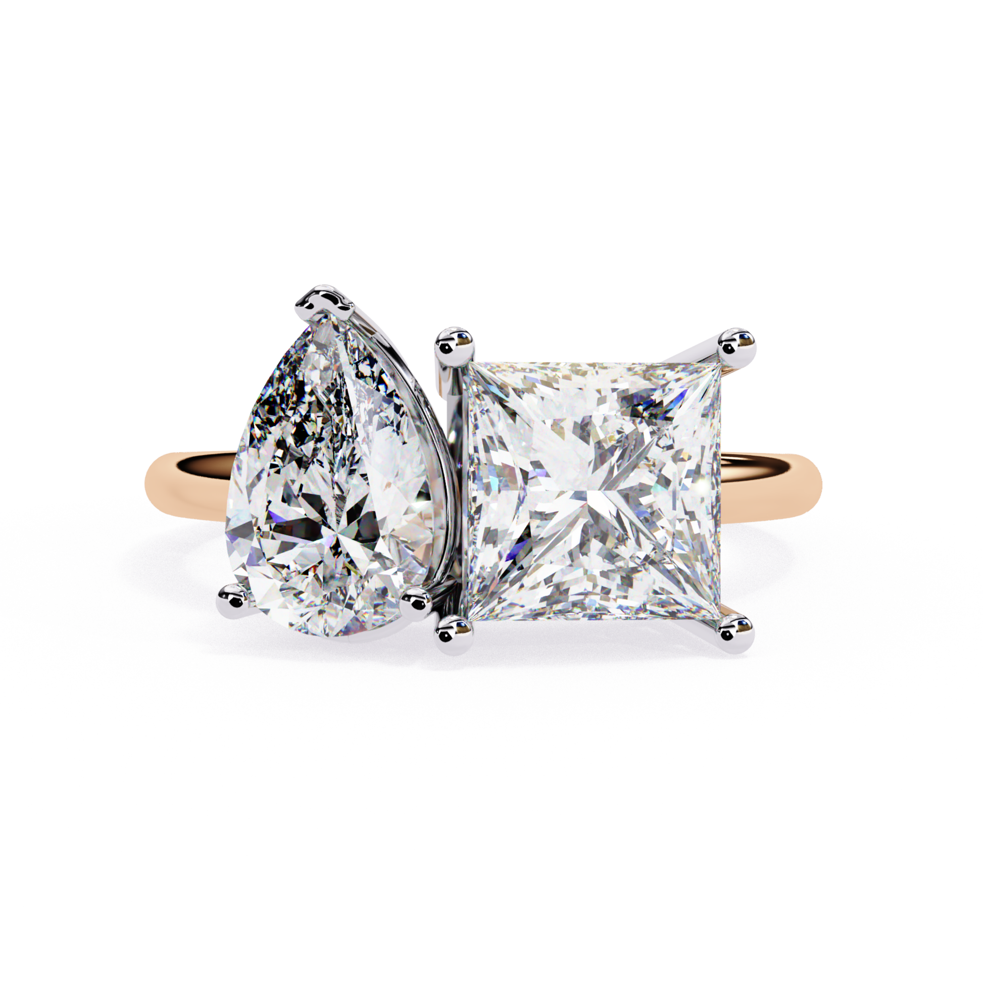 Rose gold pear princess diamond ring
Pear and princess cut diamonds rose gold
Elegant pear princess ring in rose gold
Rose gold ring with pear shaped diamonds
Two stone pear princess ring
Rose gold diamond ring with pear cuts
Pear and princess diamond ring rose gold
Trendy rose gold pear diamond ring
Rose gold band with pear princess stones
Luxurious rose gold diamond ring
