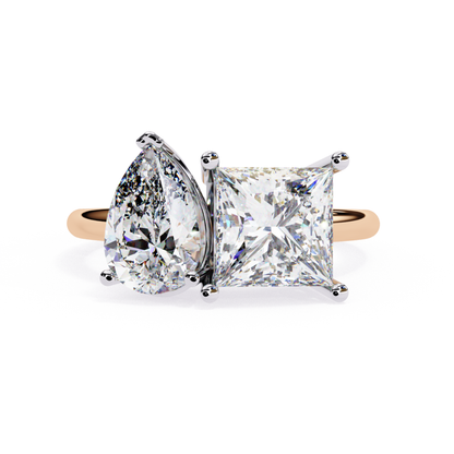 Rose gold pear princess diamond ring
Pear and princess cut diamonds rose gold
Elegant pear princess ring in rose gold
Rose gold ring with pear shaped diamonds
Two stone pear princess ring
Rose gold diamond ring with pear cuts
Pear and princess diamond ring rose gold
Trendy rose gold pear diamond ring
Rose gold band with pear princess stones
Luxurious rose gold diamond ring