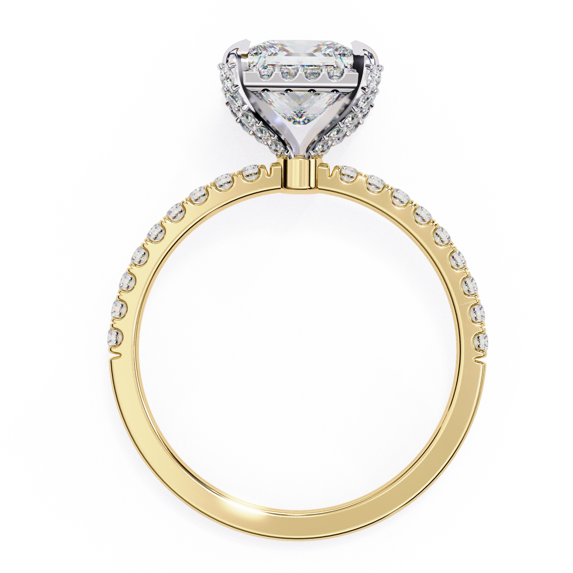 Princess cut diamond ring side view
Rose gold princess diamond ring profile
Side view of princess diamond ring
Princess cut diamond ring setting view
Rose gold band with princess diamond
Princess diamond ring gallery view
Fine jewelry princess diamond ring side
Engagement ring side view with diamonds
Princess cut diamond ring on white background
Classic princess diamond ring side profile