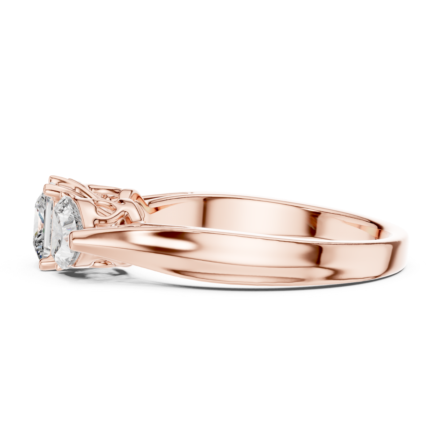 Rose gold princess cut three stone diamond ring side
Rose gold three stone diamond ring side angle view
Princess center diamond ring rose gold side profile
Rose gold engagement ring three stone side design
Rose gold diamond ring princess cut side setting
Three stone ring rose gold elegant side view
Rose gold ring trio diamond layout side look
Princess cut diamond ring rose gold side style
Rose gold fine diamond ring three stone side view
Classic three stone diamond ring rose gold side