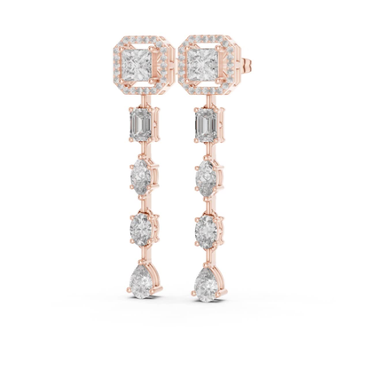 Side view rose gold diamond drop earrings
Rose gold linear diamond earrings profile view
Side angle mixed cut diamond dangle earrings
Rose gold geometric diamond earrings side profile
Princess halo diamond earrings side view
Side profile rose gold statement earrings
Multi shape diamond drop earrings side angle
Rose gold diamond earrings with side detailing
Elegant side view diamond dangle earrings
Rose gold diamond drop earrings profile angle