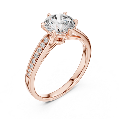 Rose Gold Round Brilliant Diamond Cathedral Ring
Round Cut Diamond Ring with Pave Accents
Rose Gold Diamond Ring with Tapered Shank
Fine Jewelry Round Diamond Ring Design
Rose Gold Classic Diamond Proposal Ring
Elegant Round Diamond Ring with Accent Band
Rose Gold Luxury Diamond Solitaire Setting
Premium Round Cut Diamond Rose Gold Ring
Rose Gold Diamond Ring with Cathedral Style
Timeless Brilliant Diamond Ring in Rose Gold