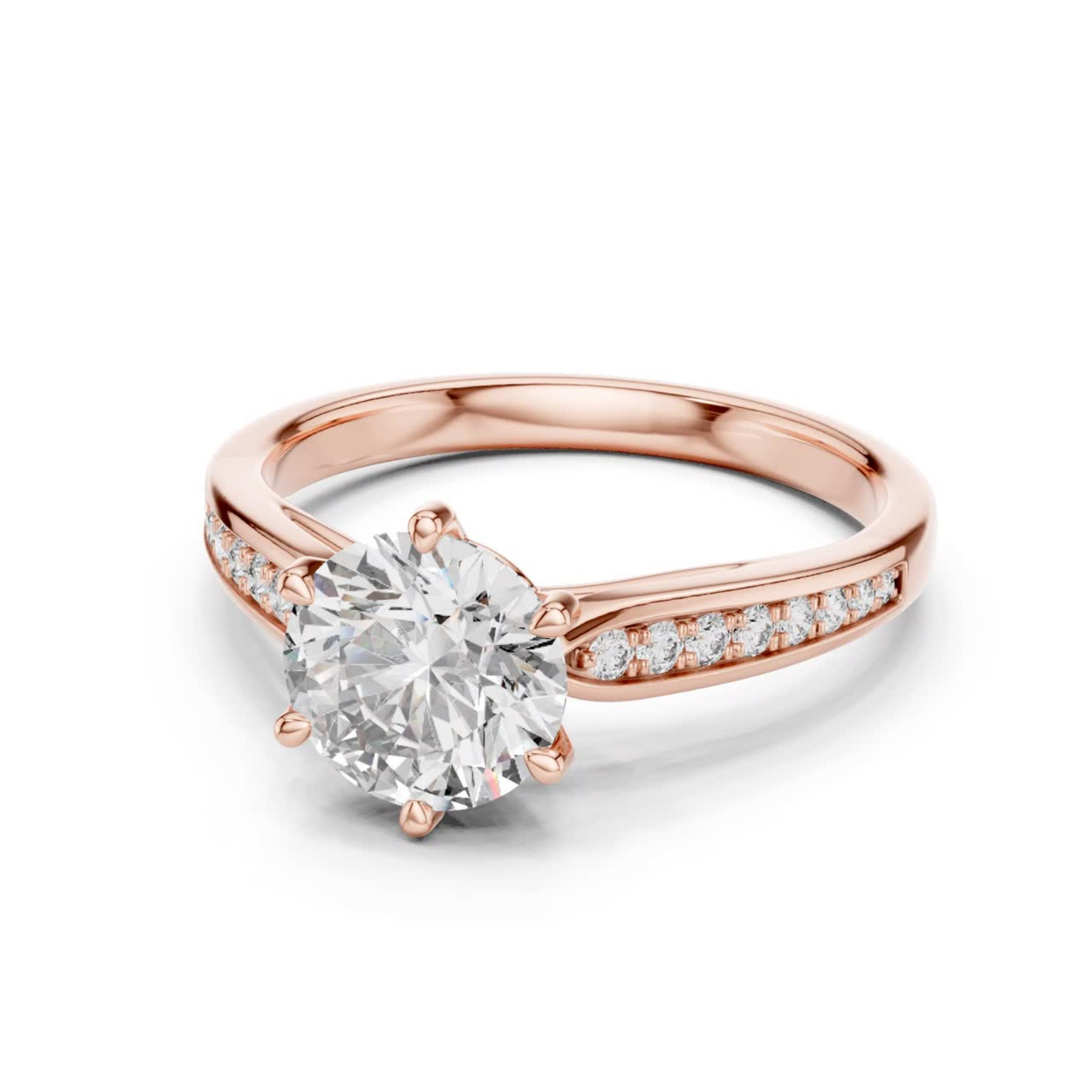Rose Gold Round Brilliant Diamond Pave Solitaire Ring
Round Cut Diamond Ring with Pave Set Band
Rose Gold Diamond Ring with Sparkling Accents
Fine Jewelry Round Diamond Ring in Rose Gold
Rose Gold Classic Pave Diamond Ring Design
Elegant Round Diamond Ring with Rose Gold Band
Rose Gold Luxury Diamond Jewelry Ring
Premium Round Cut Diamond Ring in Rose Gold
Rose Gold Diamond Ring with Delicate Pave
Timeless Round Brilliant Diamond Rose Gold Ring