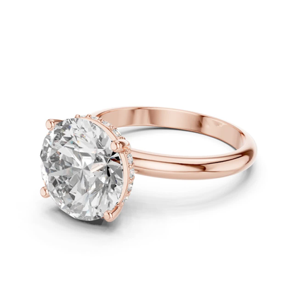Rose gold round brilliant solitaire ring angled view
Rose gold four prong round brilliant ring
Round brilliant solitaire ring in rose gold
Angled view of round brilliant diamond ring
Rose gold polished solitaire ring
Lab grown round brilliant solitaire ring
Rose gold ring with round brilliant center stone
Classic round brilliant ring in rose gold
Round brilliant ring with slim rose gold band
Four prong round brilliant solitaire ring