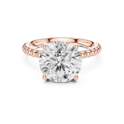 Rose gold round cut diamond beaded band ring
Rose gold solitaire ring with beaded shank
Round diamond ring with polished beaded band
Four prong round diamond rose gold ring
Rose gold engagement ring with beaded detail
Classic round diamond ring in rose gold
Beaded shank round solitaire diamond ring
Minimal rose gold round diamond ring
Fine rose gold ring with round diamond
Round brilliant diamond rose gold ring