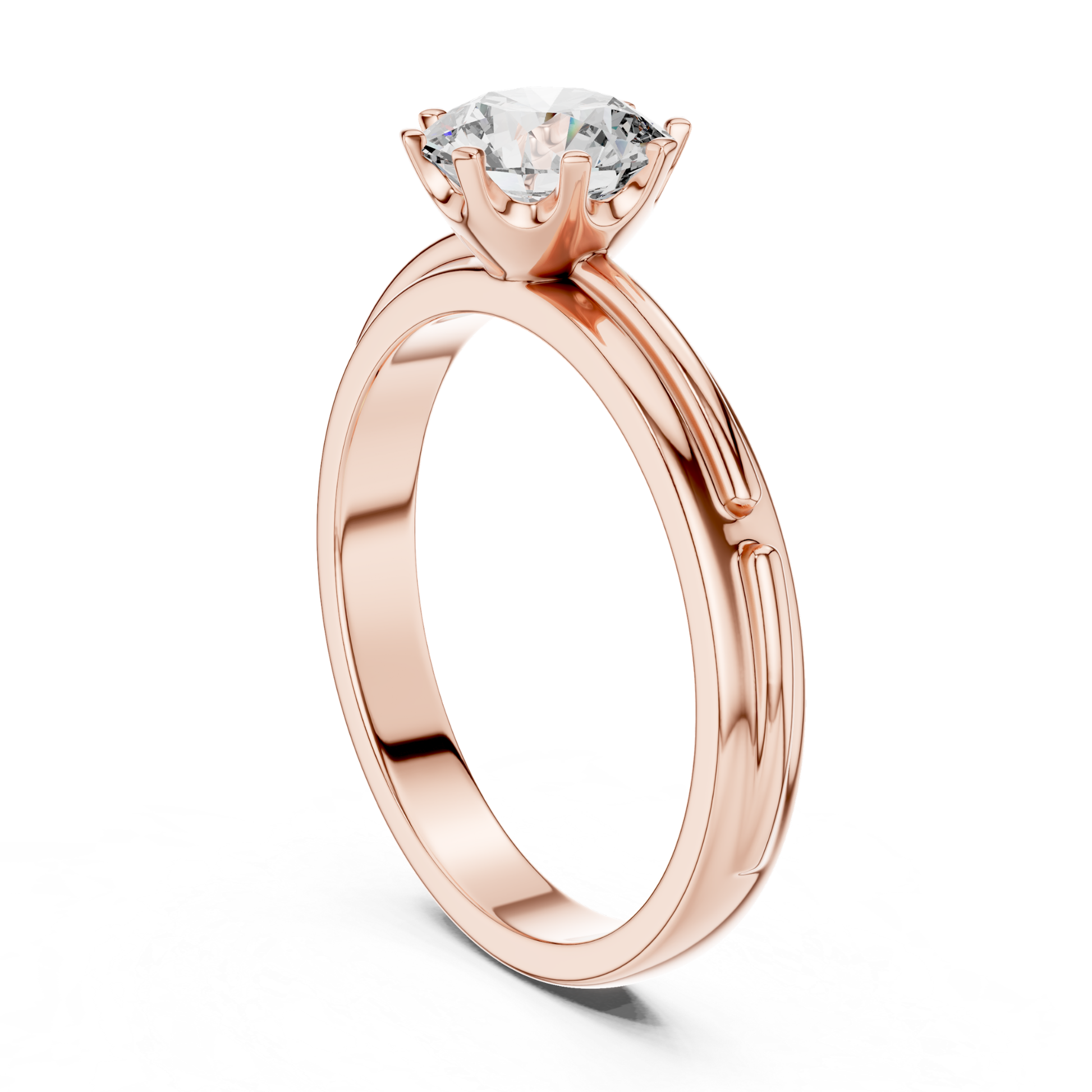 Rose gold diamond solitaire ring front view
Round cut diamond solitaire ring rose gold view
Rose gold diamond ring round stone front view
Classic solitaire round diamond ring rose gold view
Rose gold engagement ring round diamond front view
Round diamond prong set ring rose gold front
Rose gold single stone diamond ring front view
Round cut diamond ring rose gold front view
Rose gold round diamond ring elegant front view
Classic round diamond ring rose gold front view