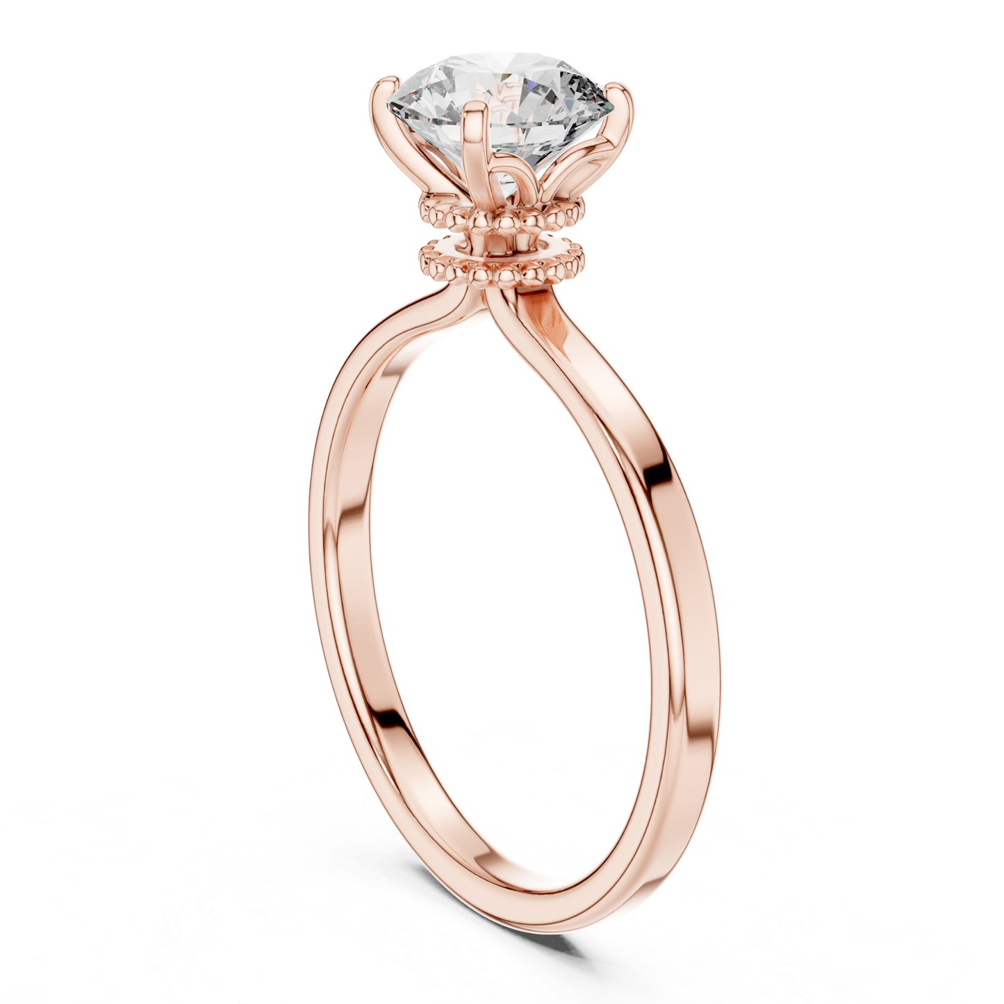 Rose gold round cut diamond halo ring profile view
Round cut diamond halo ring in rose gold profile
Rose gold round cut halo diamond ring profile
Round brilliant cut diamond halo ring profile view
Rose gold round cut diamond halo ring profile
Rose gold round cut diamond halo ring view
Polished round cut diamond halo ring in rose gold
Rose gold halo set round cut diamond ring
Rose gold round halo diamond ring profile view
Rose gold brilliant cut halo diamond ring profile