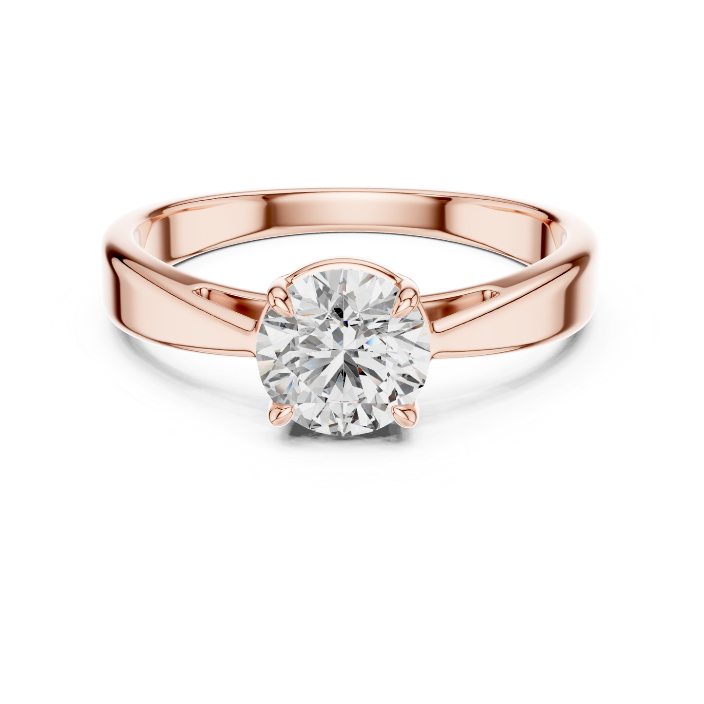 Rose gold round cut diamond tapered ring
Rose gold solitaire ring with tapered band
Classic rose gold round diamond tapered ring
Rose gold polished tapered diamond ring
Round diamond ring with tapered shank design
Rose gold elegant round diamond ring style
Rose gold four prong diamond tapered ring
Minimal rose gold round diamond ring design
Rose gold round brilliant diamond ring
Rose gold engagement ring with tapered band