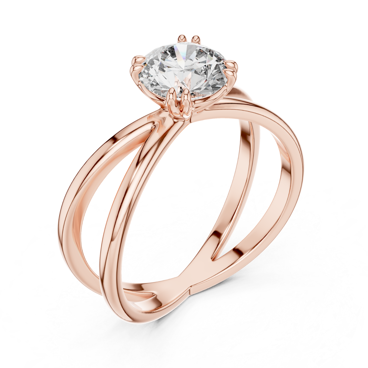 Rose gold round cut split shank diamond angled front view
Rose gold round cut split shank engagement ring
Polished rose gold round cut split shank ring
Rose gold crossover round cut split shank ring
Rose gold six prong round cut solitaire ring
Classic rose gold split shank round cut ring
Elegant rose gold round cut split shank ring
Minimal rose gold round cut split shank ring
Fine rose gold split shank round cut ring
Rose gold round cut split shank ring design