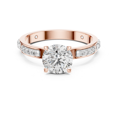 Rose Gold Round Brilliant Diamond Accent Ring Design
Round Cut Diamond Center Stone Rose Gold Ring
Rose Gold Diamond Ring with Channel Set Accents
Classic Round Diamond Bridal Ring in Rose Gold
Fine Diamond Statement Ring in Rose Gold Jewelry
Rose Gold Diamond Proposal Ring with Accent Stones
Round Brilliant Diamond Fashion Ring in Rose Gold
Elegant Diamond Band Ring in Rose Gold Design
Premium Round Diamond Jewelry Ring in Rose Gold
Rose Gold Sparkling Diamond Ring with Accent Details