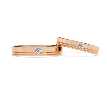 Rose gold round diamond band pair
Matching rose gold diamond band rings
Rose gold band rings with round diamond
Plain rose gold diamond band set
Minimal rose gold round diamond bands
Classic rose gold diamond band pair
Polished rose gold round diamond bands
Simple rose gold diamond band rings
Everyday rose gold round diamond bands
Rose gold couple diamond band rings