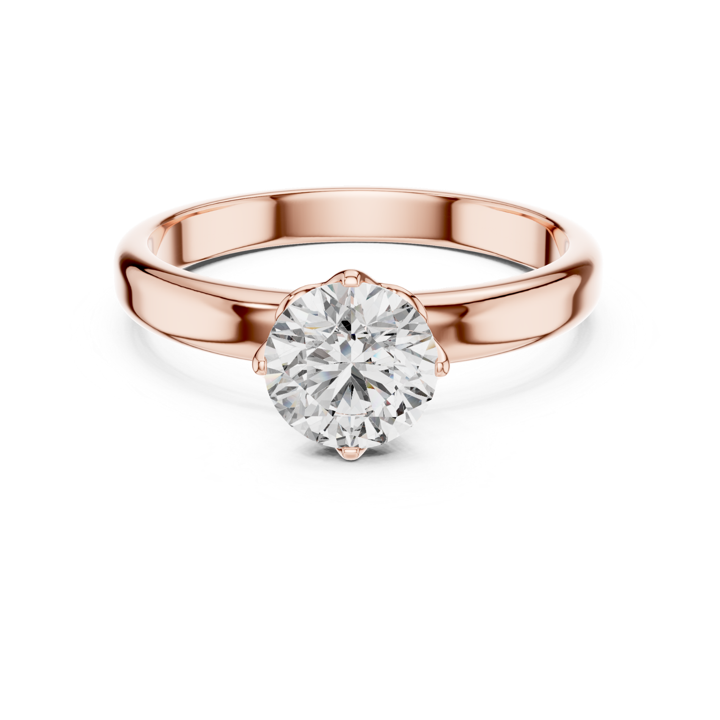 Rose Gold Round Diamond Solitaire Ring Plain Band
Rose Gold Single Stone Diamond Ring Gold Setting
Round Brilliant Diamond Ring With Four Prong Setting
Rose Gold Minimal Round Diamond Jewelry Ring
Polished Rose Gold Ring With Round Center Diamond
Classic Round Diamond Ring With Smooth Gold Shank
Elegant Rose Gold Ring Featuring Round Diamond
Modern Round Diamond Ring With Plain Gold Band
Rose Gold Fine Ring With Raised Round Diamond
Round Diamond Gold Ring With Classic Solitaire Design