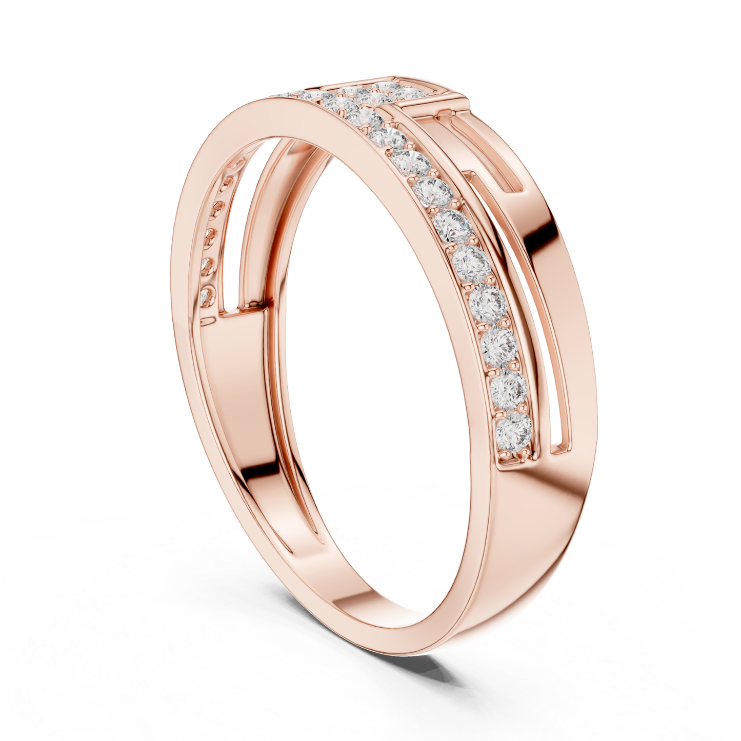 Rose gold curved pave band ring with round diamonds
Elegant rose gold round diamond fashion ring
Modern rose gold diamond band with curved design
Rose gold geometric ring with pave diamond accents
Luxury rose gold diamond statement ring for women
Fine jewelry rose gold curved diamond band ring
Stylish rose gold contemporary diamond ring design
Handmade rose gold round diamond ring closeup
Unique rose gold pave diamond band for women
Rose gold sparkling diamond curved ring
