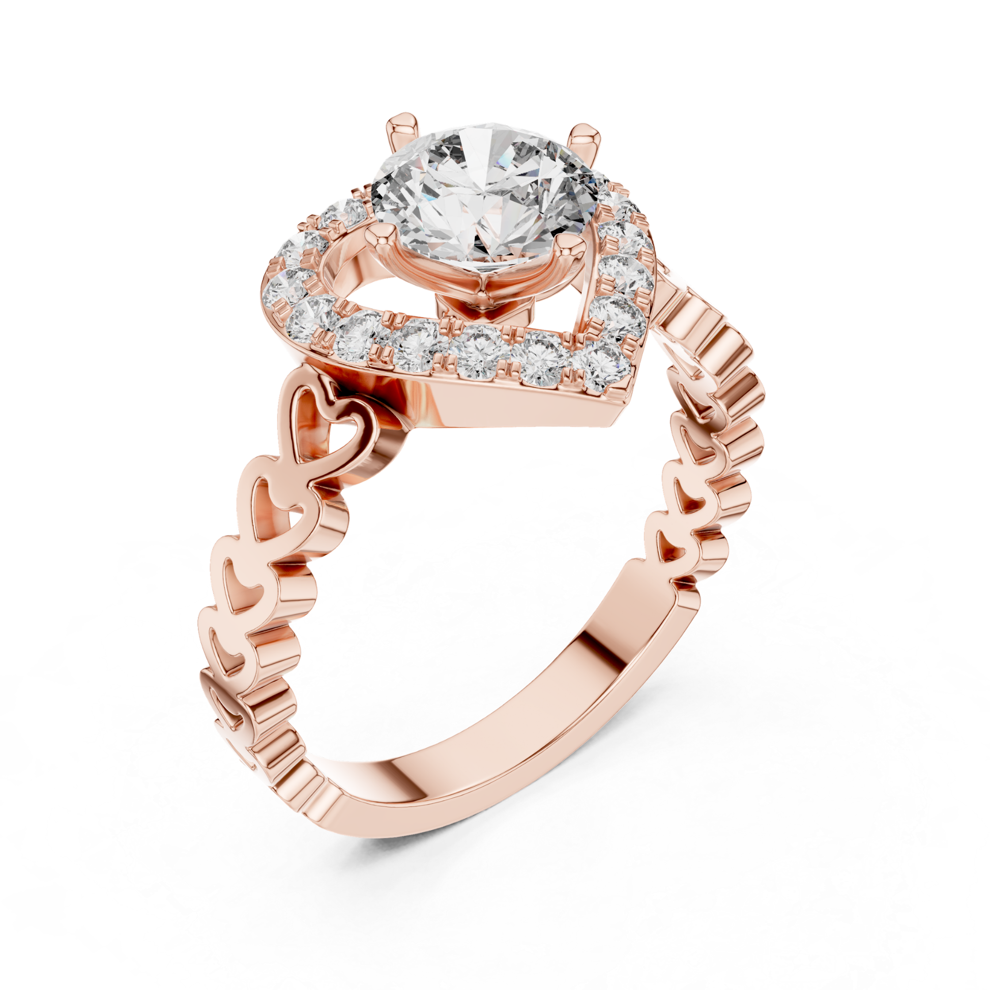 Rose gold round diamond heart halo ring angled view
Angled rose gold heart halo diamond ring design
Rose gold heart shaped diamond ring angled profile
Round diamond rose gold heart halo ring design
Rose gold polished heart halo diamond ring angle
Rose gold heart frame round diamond ring profile
Modern rose gold heart halo diamond ring design
Rose gold open heart band diamond ring angle
Elegant rose gold heart engagement ring profile
Rose gold round diamond heart ring angled view