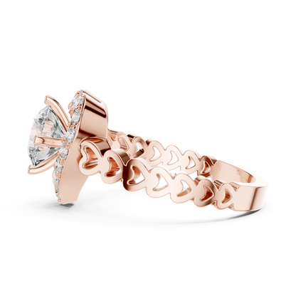Rose gold round diamond heart halo ring profile view
Rose gold side profile heart halo diamond ring
Heart halo rose gold round diamond ring profile
Rose gold polished heart diamond ring side design
Round diamond rose gold heart frame ring profile
Rose gold heart halo engagement ring side view
Modern rose gold heart diamond ring profile angle
Rose gold open heart band diamond ring profile
Elegant rose gold heart halo ring side profile
Rose gold round diamond heart ring profile design