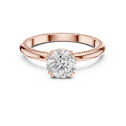 Rose gold round diamond milgrain solitaire ring
Round diamond milgrain solitaire ring in rose gold
Rose gold classic round diamond milgrain ring
Round brilliant diamond milgrain solitaire ring
Rose gold round milgrain diamond engagement ring
Elegant rose gold round diamond milgrain ring
Polished round diamond milgrain ring in rose gold
Rose gold minimal milgrain diamond ring
Classic rose gold round milgrain solitaire ring
Rose gold round brilliant milgrain diamond ring