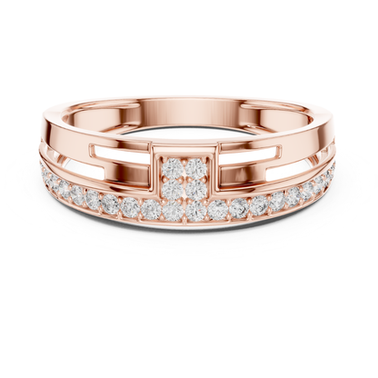 Rose gold minimalist band ring with round diamonds
Elegant rose gold diamond band for women
Modern rose gold geometric diamond ring design
Rose gold sleek band ring with pave diamonds
Luxury rose gold round diamond fashion ring
Stylish rose gold contemporary diamond band
Fine jewelry rose gold minimalist diamond ring
Unique rose gold designer ring with diamonds
Handmade rose gold diamond band closeup view
Rose gold modern ring with sparkling round diamonds