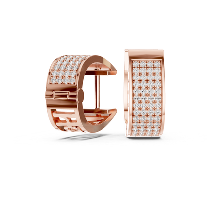 Rose Gold Round Diamond Multi Row Pave Hoop Earrings
Rose Gold Wide Pave Hoop Earrings With Round Diamonds
Round Diamond Multi Row Pave Hoop Earrings Front View
Rose Gold Rectangular Pave Hoop Earrings
Wide Round Diamond Pave Hoop Earrings Close Up
Rose Gold Diamond Pave Huggie Hoop Earrings
Round Diamond Grid Pave Hoop Earrings
Rose Gold Multi Row Diamond Hoop Earrings
Round Diamond Pave Hoop Earrings Side View
Rose Gold Wide Diamond Hoop Earrings Front Angle View