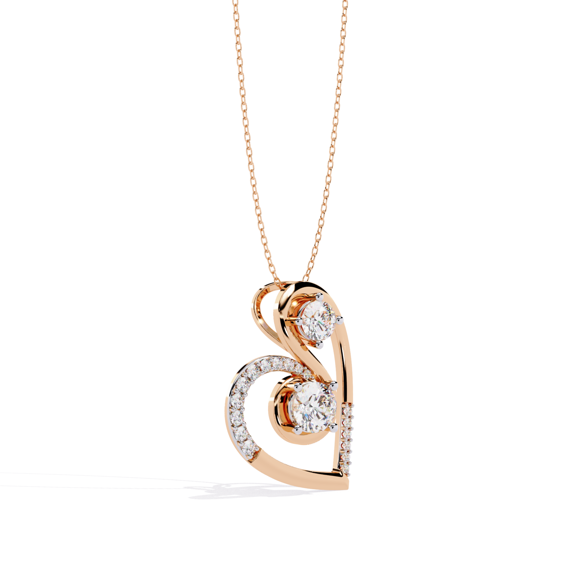 Rose gold round diamond open heart pendant angle view
Rose gold open heart pendant with round diamonds
Round diamond open heart pendant in rose gold
Rose gold heart pendant with round diamonds
Open heart round diamond pendant rose gold angle
Rose gold diamond heart swirl pendant design
Round diamond heart pendant in rose gold angle
Elegant rose gold open heart diamond pendant
Rose gold heart pendant with twin diamonds
Fine rose gold round diamond heart pendant