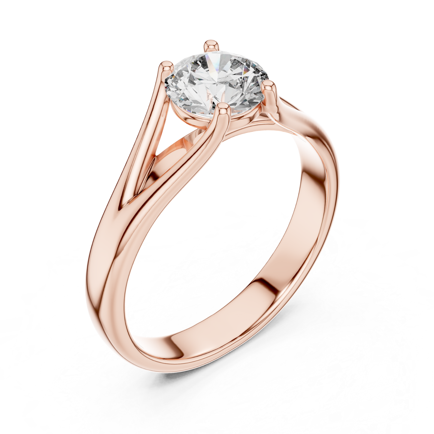 Rose Gold Round Diamond Open Triangle Ring Angle View
Round Diamond Solitaire Ring Angle View
Rose Gold Modern Open Triangle Diamond Ring
Round Diamond Four Prong Gold Ring Angle View
Minimal Rose Gold Diamond Engagement Ring
Round Brilliant Diamond Open Gallery Gold Ring
Rose Gold Contemporary Solitaire Diamond Ring
Open Triangle Round Diamond Ring Perspective View
Polished Rose Gold Round Diamond Ring Design
Elegant Round Diamond Open Band Ring Angle View