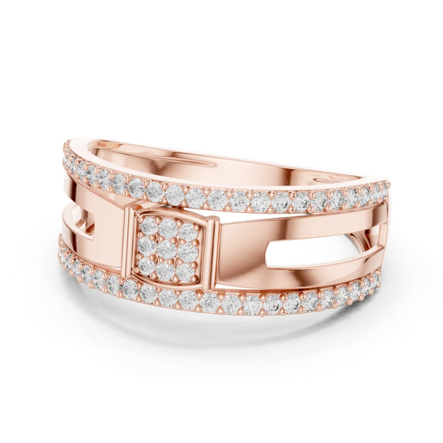 Rose gold round diamond open wide band ring
Modern rose gold pave diamond fashion ring
Rose gold geometric round diamond band ring
Round diamond rose gold layered open ring
Rose gold statement style diamond band ring
Contemporary rose gold crossover diamond ring
Rose gold polished open shank diamond band
Elegant rose gold round diamond wide ring
Rose gold modern diamond fashion band ring
Round diamond rose gold open style ring