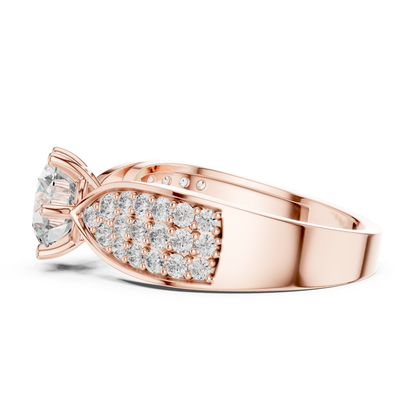 Rose gold round diamond pave solitaire ring profile view
Rose gold side profile pave band with round diamond
Round diamond rose gold pave ring profile design
Rose gold polished pave diamond ring side profile
Six prong rose gold round diamond profile ring
Rose gold tapered pave band profile design
Modern rose gold solitaire diamond profile ring
Rose gold wide pave diamond band side view
Elegant rose gold round diamond profile design
Rose gold brilliant diamond pave ring profile