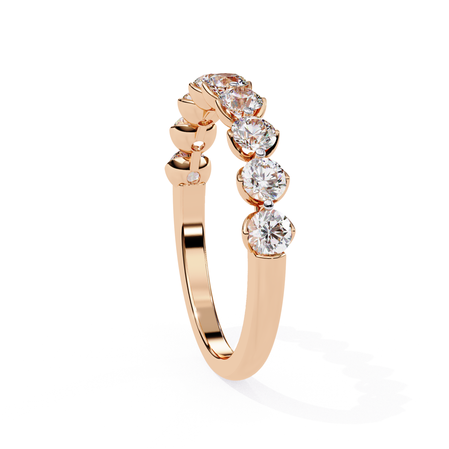 Rose gold round diamond side
Round diamond band rose gold
Rose gold diamond ring view
Side angle diamond band
Rose gold diamond setting
Round diamond row side
Rose gold band side view
Diamond ring side angle
Rose gold diamond line
Round diamond ring profile