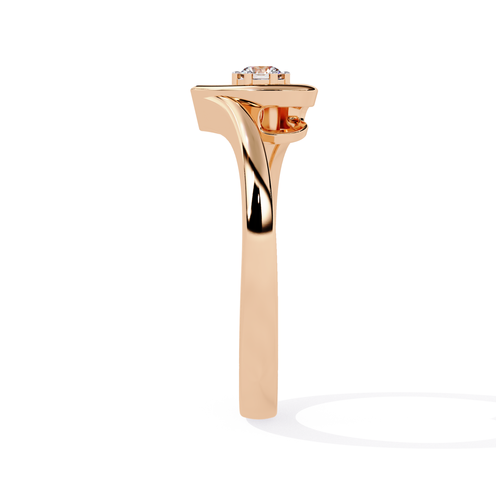 Rose gold ring side angle round diamond
Side profile rose gold round diamond ring
Rose gold slim band side view diamond
Round diamond rose gold ring side look
Rose gold band with round diamond side
Side angle rose gold solitaire ring
Rose gold ring showing round diamond side
Round diamond set rose gold side view
Rose gold clean side profile ring
Rose gold round diamond side design