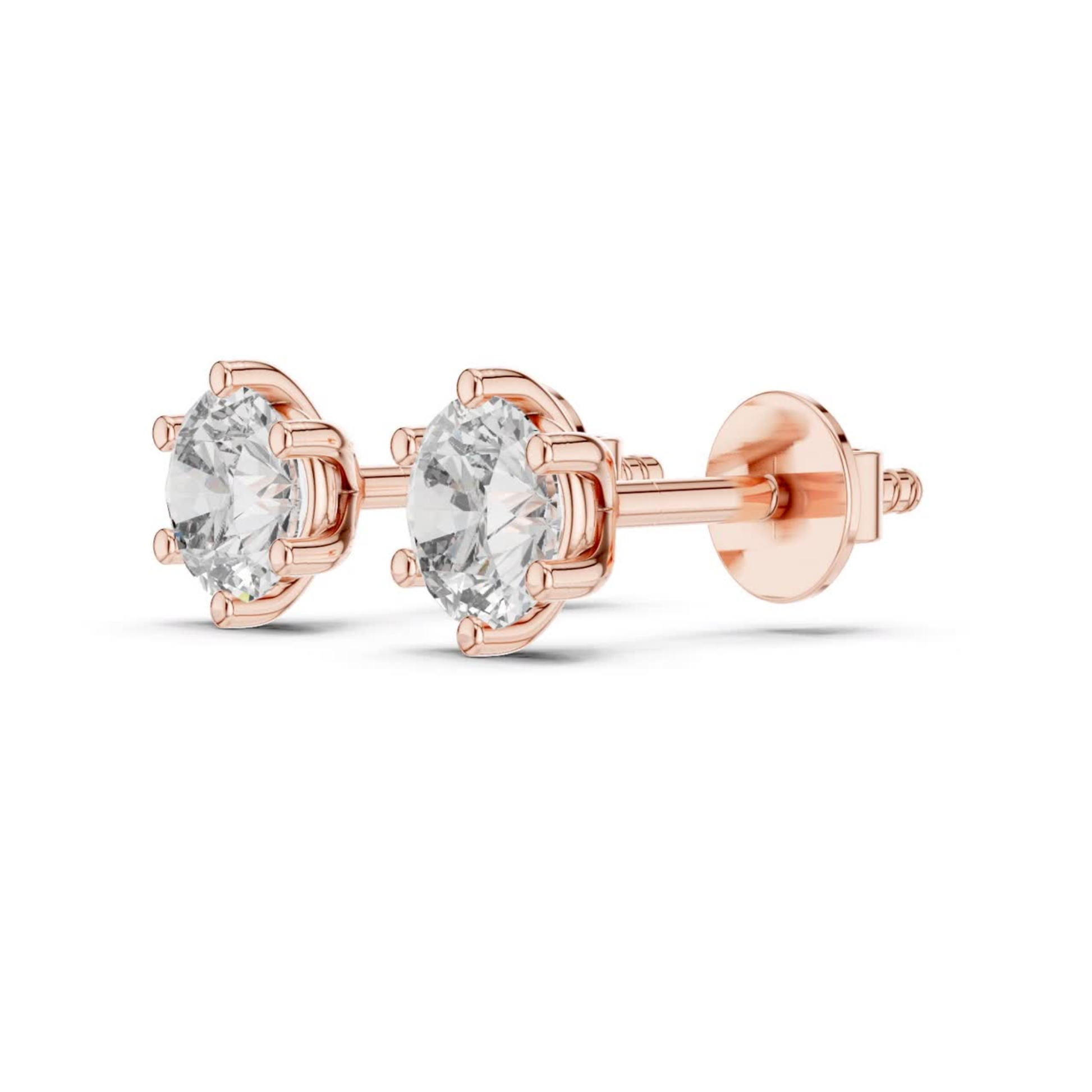 Rose gold round diamond stud earrings side view
Round diamond solitaire stud earrings side view
Six prong round diamond studs side view
Rose gold diamond stud earrings side view
Classic round diamond studs side profile
Round solitaire diamond earrings side angle
Rose gold prong set diamond studs profile
Round brilliant diamond studs side view
Minimal diamond stud earrings side profile
Round diamond earrings rose gold side view
