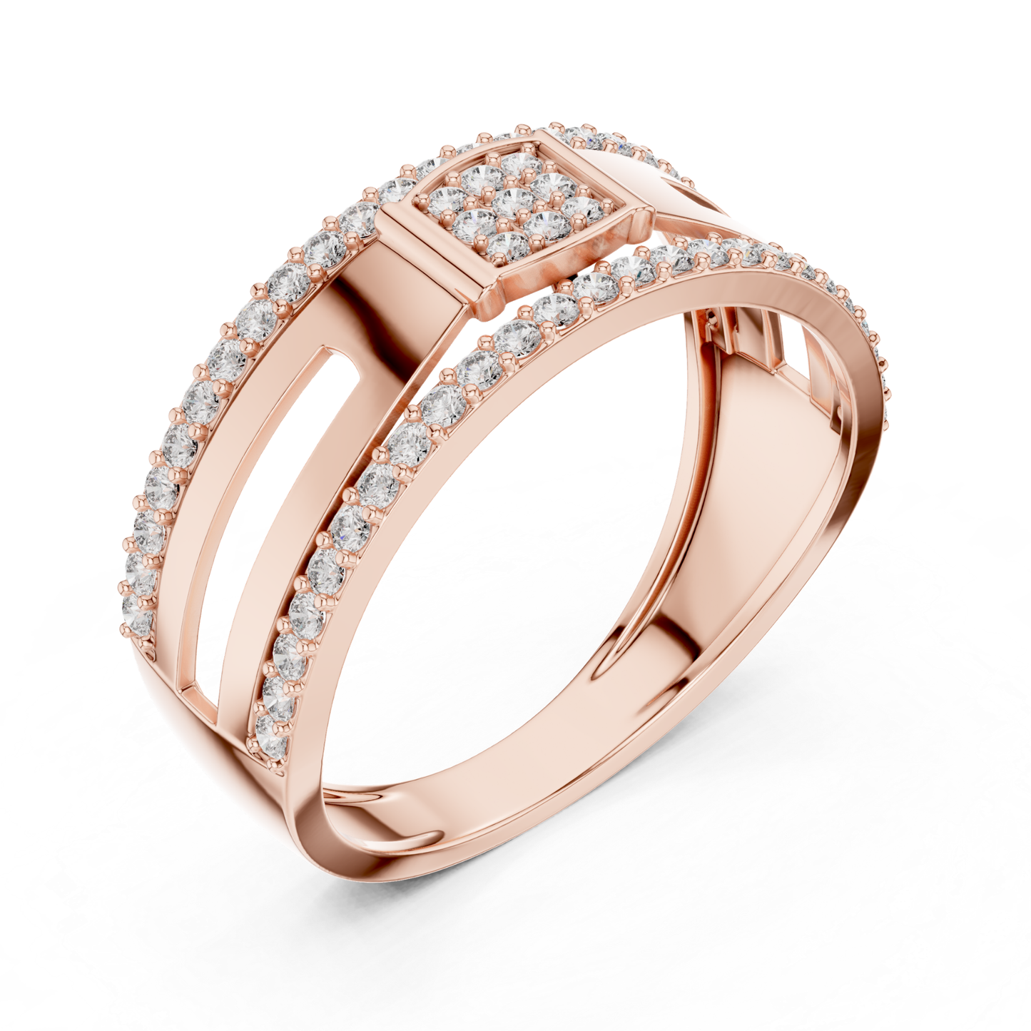Rose gold round diamond split band fashion ring
Modern rose gold pave diamond open ring
Rose gold geometric round diamond band ring
Round diamond rose gold layered statement ring
Rose gold open shank diamond fashion band
Contemporary rose gold round diamond ring design
Rose gold polished split band diamond ring
Elegant rose gold pave diamond wide band
Rose gold modern open style diamond ring
Round diamond rose gold crossover band ring