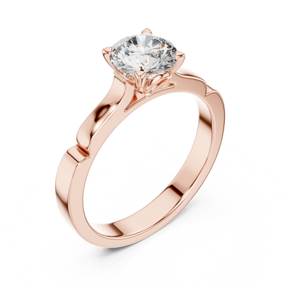 Rose gold round cut textured band diamond ring angled view
Rose gold round cut engraved band diamond ring angled
Polished rose gold round cut textured band ring
Rose gold four prong round cut textured ring
Rose gold textured band round cut solitaire ring
Classic rose gold textured round cut diamond ring
Elegant rose gold engraved band diamond ring
Minimal rose gold round cut textured band ring
Fine rose gold textured band solitaire ring
Rose gold round cut polished textured band ring