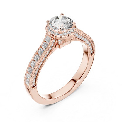 Round diamond baguette halo ring perspective view
Rose gold round diamond baguette halo ring
Perspective round brilliant diamond halo ring
Rose gold baguette diamond engagement ring
Round diamond halo ring with baguette stones
Lab grown round diamond baguette halo ring
Milgrain halo round diamond engagement ring
Rose gold halo ring with baguette accents
Classic round diamond baguette halo ring
Round diamond perspective ring rose gold
