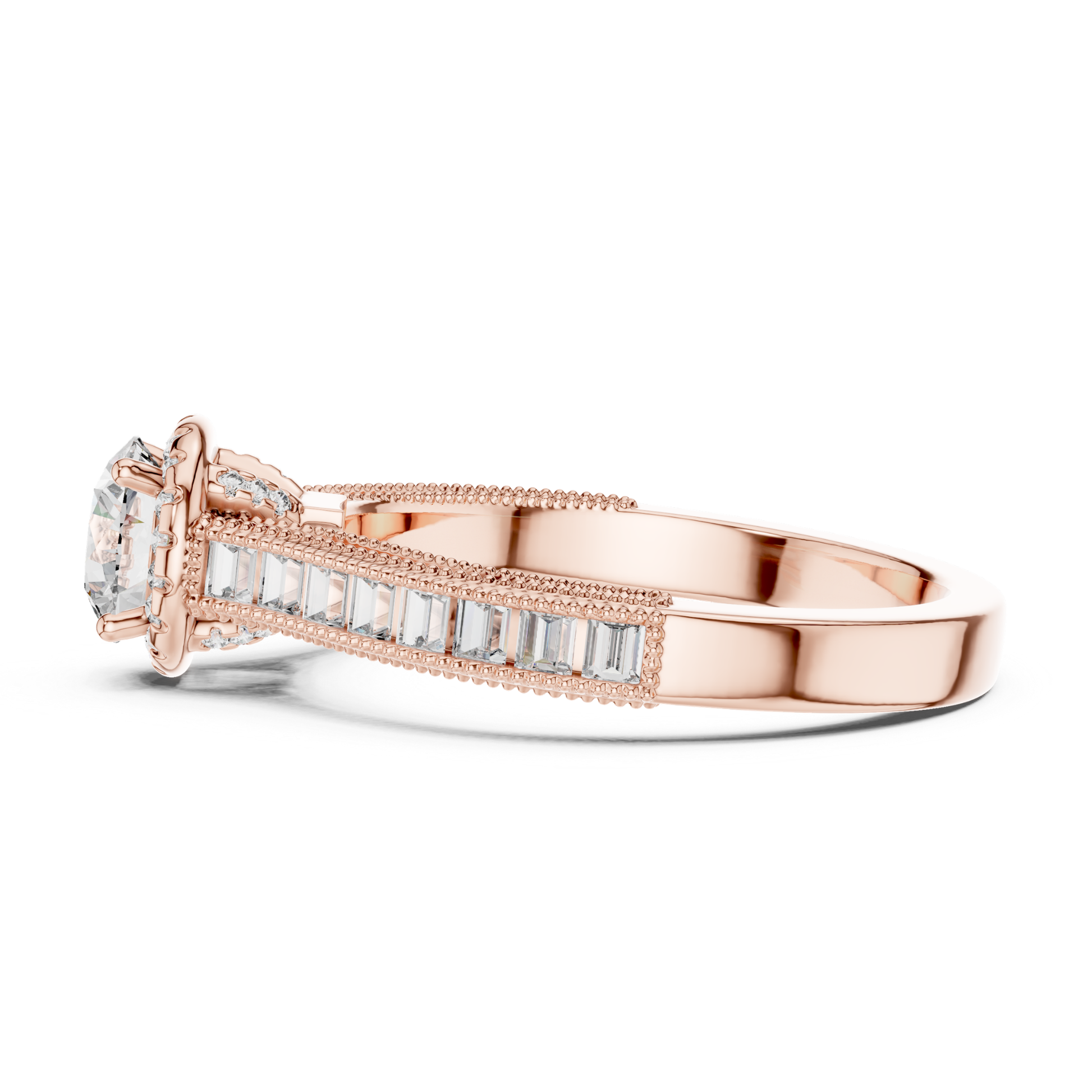 Round diamond baguette halo ring side profile view
Rose gold round diamond baguette halo ring side
Side profile round diamond baguette halo ring design
Rose gold baguette diamond engagement ring side view
Round brilliant diamond halo ring with baguette stones
Lab grown round diamond baguette halo ring profile
Milgrain halo round diamond baguette ring side view
Rose gold halo ring with baguette side stones
Classic round diamond baguette halo ring profile
Side view round diamond engagement ring rose gold