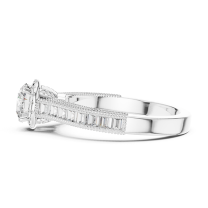 Round diamond baguette halo ring side profile view
White gold round diamond baguette halo ring side
Side profile round diamond baguette halo ring design
White gold baguette diamond engagement ring side view
Round brilliant diamond halo ring with baguette stones
Lab grown round diamond baguette halo ring profile
Milgrain halo round diamond baguette ring side view
White gold halo ring with baguette side stones
Classic round diamond baguette halo ring profile
Side view round diamond engagement ring white gold