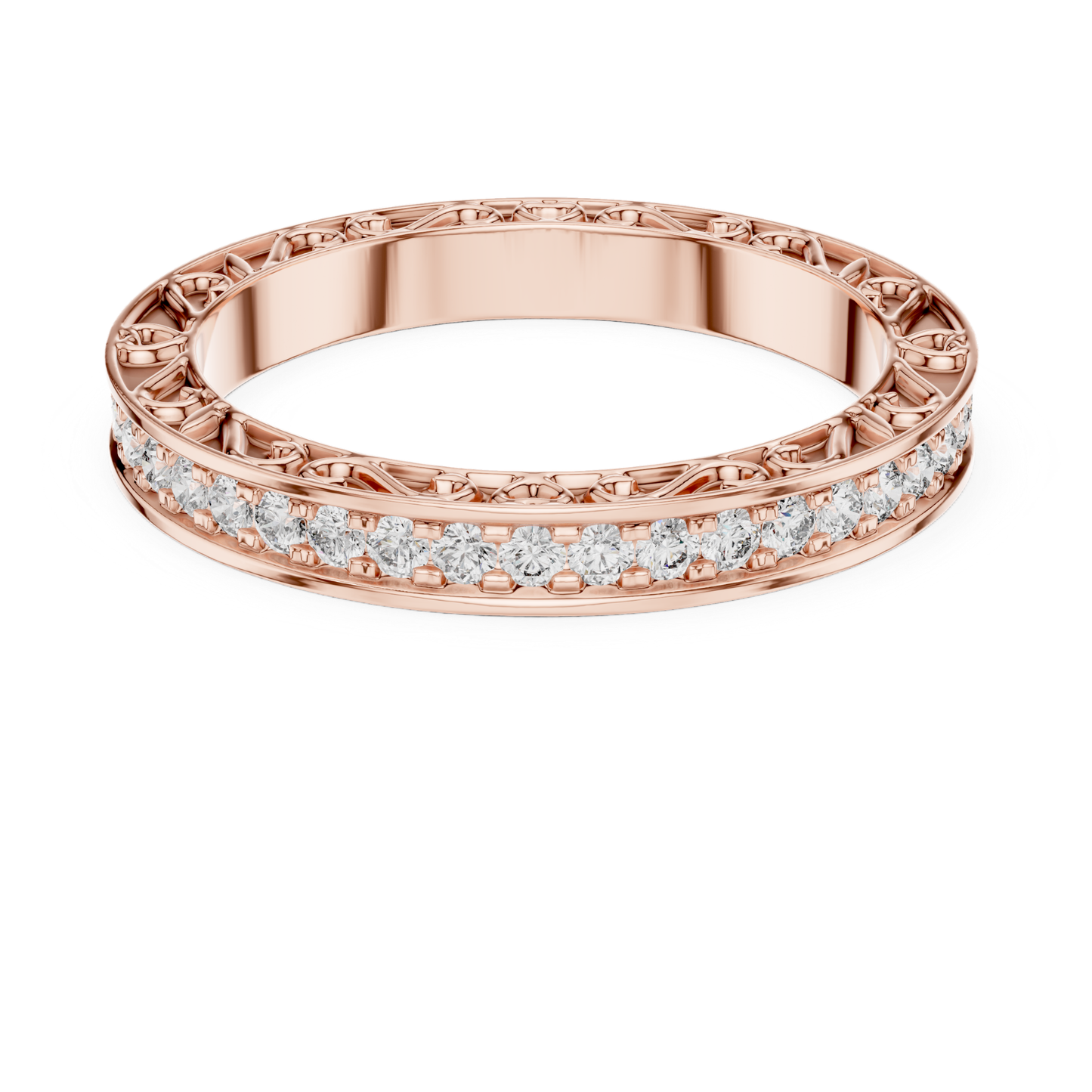 Round Diamond Channel Set Eternity Ring Front View
Rose Gold Round Diamond Eternity Band
Round Diamond Wedding Band Top View
Channel Set Diamond Ring Straight View
Round Diamond Eternity Band Close View
Rose Gold Diamond Band Front Perspective
Round Cut Diamond Ring Detailed View
Slim Diamond Eternity Band Top Angle
Continuous Round Diamond Ring Front View
Rose Gold Round Diamond Band Ring